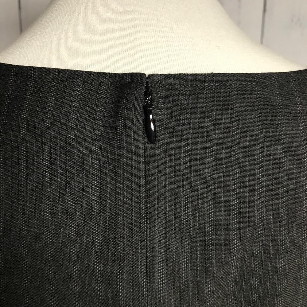 Classy Antonio Melani Pinstriped Belted Dress - Picture 6 of 8